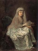 anna dorothea therbusch Self-Portrait oil painting artist
